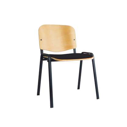 LÜLLMANN Stapelstuhl 225450 buche, schwarz Holz, 1 St. >> büroshop24