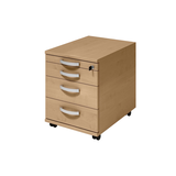 Artikelbild 1 für röhr Techno Rollcontainer ahorn 4 Auszüge 43,0 x 60,0 x 54,4 cm, Artikelnummer 430439