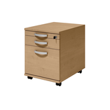 Artikelbild 1 für röhr Techno Rollcontainer ahorn 3 Auszüge 43,0 x 60,0 x 54,4 cm, Artikelnummer 430595