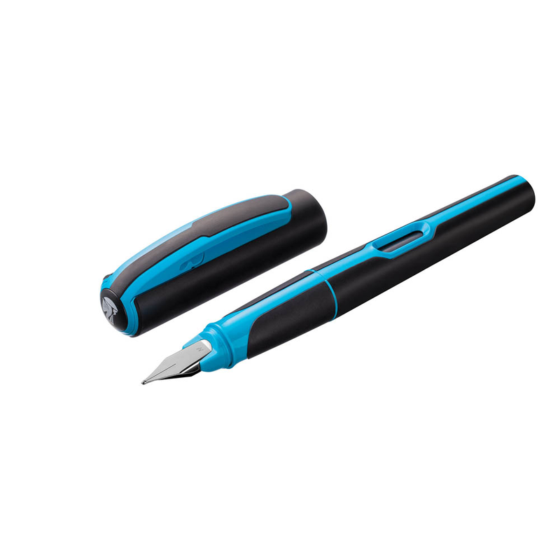 Pelikan Füllhalter Pelikano Up für Rechtshänder, Federbreite M, blau