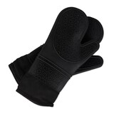 Artikelbild 1 für relaxdays unisex Ofenhandschuh schwarz Einheitsgröße, 1 St., Artikelnummer 644817