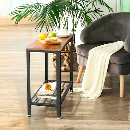 VASAGLE Beistelltisch rechteckig Spanplatte braun 60,0 x 30,0 x 60,0 cm, 1 St. >> büroshop24
