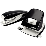 Artikelbild 1 für AKTION: LEITZ Locher und Heftgeräte Set WOW 5095 schwarz mit Prämie nach Registrierung, Artikelnummer 678411