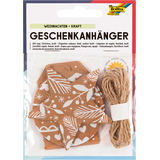 Artikelbild 1 für folia Geschenkanhänger natur Weihnachten 12 St., Artikelnummer 369399