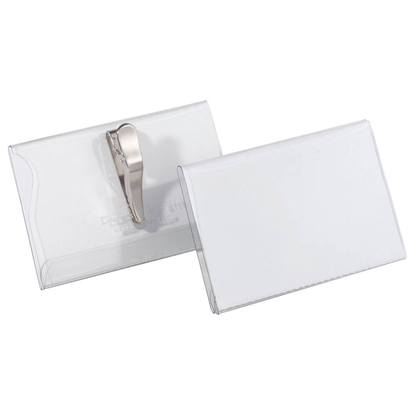Artikelbild 3 für 25 DURABLE Namensschilder mit Krokoklemme 9,0 x 5,4 cm, Artikelnummer 458554