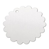 Artikelbild 1 für Rayher Geschenkanhänger weiß Tags-Scallop Ø 5,7 cm 26 St., Artikelnummer 958475