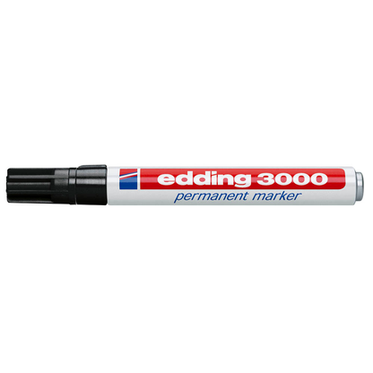Artikelbild 3 für edding 3000 Permanentmarker schwarz 1,5 - 3,0 mm, 10 St., Artikelnummer 316547