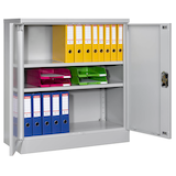 Artikelbild 1 für Gürkan Stahlschrank 109941 lichtgrau 92,0 x 42,0 x 100,0 cm, zerlegt, Artikelnummer 220691