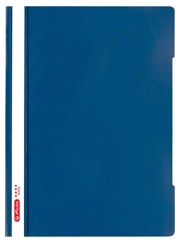 Schnellhefter Dunkelblau Blickdicht – Aus 100% PP, Bis 2 Cm Rückenbreite, Von Hinten Abheftbar, PVC-frei