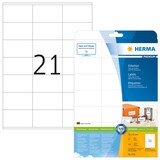 Artikelbild 1 für 525 HERMA Etiketten 4361 weiß 70,0 x 42,0 mm, Artikelnummer 178590