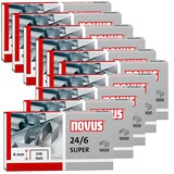 Artikelbild 1 für 10.000 novus Heftklammern SUPER 24/6, Artikelnummer 397281