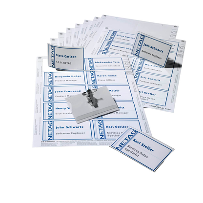 Artikelbild 22 für 20 DURABLE Namensschilder mit Kombiklemme 9,0 x 5,4 cm, Artikelnummer 355990