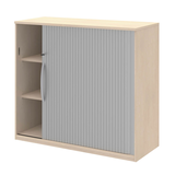 Artikelbild 1 für röhr Techno Rollladenschrank ahorn, silber 4 Fachböden 120,0 x 43,0 x 111,7 cm, Artikelnummer 434217