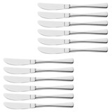 Artikelbild 1 für 12 Amefa Messer Atlantic silber, Artikelnummer 981742