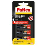 Artikelbild 1 für 3 Pattex Sekundenkleber 3x 1,0 g, Artikelnummer 103384