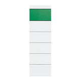 Artikelbild 1 für 10 Ordneretiketten Grüner Balken weiß für 8,0 cm Rückenbreite, Artikelnummer 368639