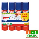 Artikelbild 1 für 3 + 1 GRATIS: 3 tesa ecoLogo Klebestifte 20,0 g + GRATIS 1 St., Artikelnummer 675124