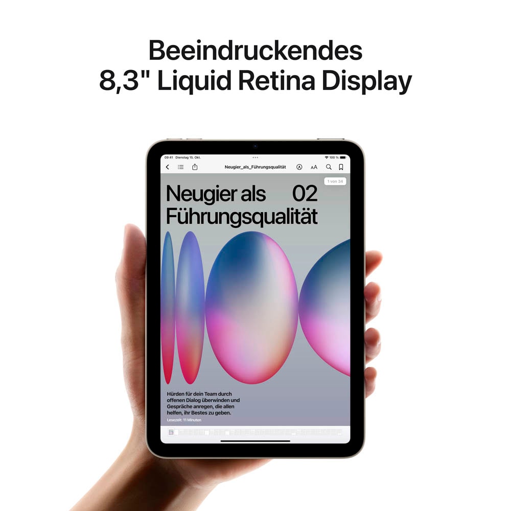 Apple iPad mini Wi-Fi (A17 Pro) (2024) 21,1 cm (8,3 Zoll) 128 GB