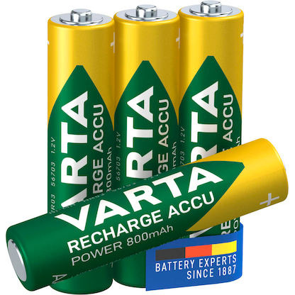 Artikelbild 2 für 4 VARTA Akkus RECHARGE ACCU Power Micro AAA 800 mAh, Artikelnummer 883249