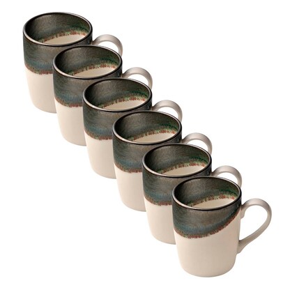 Artikelbild 1 für 6 HEART & SOUL Kaffeebecher Perfect Match Avocado grün 0,25 l, Artikelnummer 109458