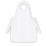 Artikelbild 1 für Meditrade® unisex Überwurfschürze weiß Einheitsgröße 50 St., Artikelnummer 565897