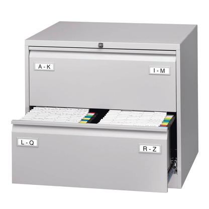 Artikelbild 4 für BISLEY LIGHT Hängeregistraturschrank lichtgrau 2 Schubladen 80,0 x 62,2 x 71,1 cm, Artikelnummer 955724
