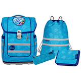 Artikelbild 1 für Mc®Neill Schulranzen-Set COMPACTO BUBBLE Kunstfaser hellblau, Artikelnummer 663367