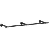 Artikelbild 1 für SONGMICS Wandgarderobe schwarz Metall 170,0 x 7,0 cm, Artikelnummer 290308