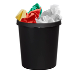Artikelbild 1 für helit Papierkorb 18,0 l schwarz, Artikelnummer 684191