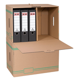 Artikelbild 1 für 10 Cartonia Archivcontainer braun 50,2 x 35,6 x 31,0 cm, Artikelnummer 811505