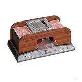 Artikelbild 1 für relaxdays Holzoptik Kartenmischgerät, Artikelnummer 441491