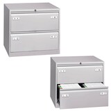 Artikelbild 1 für BISLEY LIGHT Hängeregistraturschrank lichtgrau 2 Schubladen 80,0 x 62,2 x 71,1 cm, Artikelnummer 955724