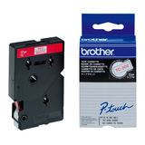Artikelbild 1 für brother Schriftband TC-202 TC202, 12 mm rot auf weiß, Artikelnummer 277202