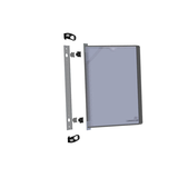 Artikelbild 1 für tarifold Wand-Sichttafelsystem PRO 920300 DIN A4 schwarz mit 5 St. Sichttafeln, Artikelnummer 709509
