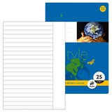 Artikelbild 1 für Staufen® Schulheft Lineatur 25 liniert DIN A4 Außenrand, 16 Blatt, Artikelnummer 134902