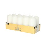 Artikelbild 1 für 10 STARPAK Stumpenkerzen weiß, Artikelnummer 683203