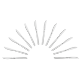 Artikelbild 1 für 12 Amefa Messer Scandinave silber poliert, Artikelnummer 548588