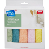 Artikelbild 1 für flink & sauber Mikrofasertücher Polyester 60 °C waschbar, 5 St., Artikelnummer 212904