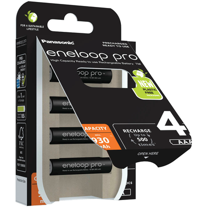 Artikelbild 17 für 4 eneloop Akkus pro Micro AAA 930 mAh, Artikelnummer 796344