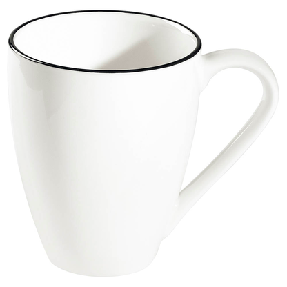 Artikelbild 2 für 6 ID Fine Kaffeebecher Modest Black Alzar weiß 0,3 l, Artikelnummer 634026