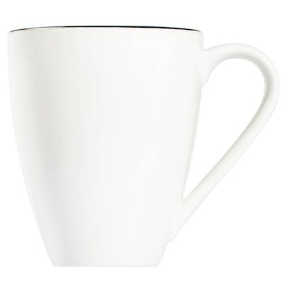 Artikelbild 3 für 6 ID Fine Kaffeebecher Modest Black Alzar weiß 0,3 l, Artikelnummer 634026