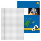 Artikelbild 1 für Staufen® Schulheft Lineatur 28 kariert DIN A4 Innen- und Außenrand, 16 Blatt, Artikelnummer 134914