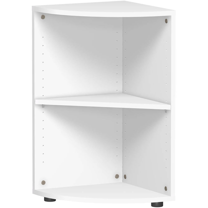 geramöbel Eckregal Flex weiß 40,0 x 40,0 x 75,2 cm, 1 St. >> büroshop24
