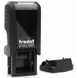 Produktbild von Trodat Text- & Datumsstempel 5460 – Edelstahl, Individuell Anpassbar – Neu & Ovp
