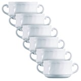 Artikelbild 1 für 6 ARCOROC Suppentassen Trianon White weiß 320,0 ml, Artikelnummer 977243