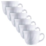 Artikelbild 1 für 6 ARCOROC Kaffeetassen Trianon White weiß 220,0 ml, Artikelnummer 977400