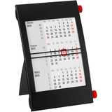 Artikelbild 1 für Tischkalender Drehkalender 2025/2026 schwarz/rot, Artikelnummer 259786