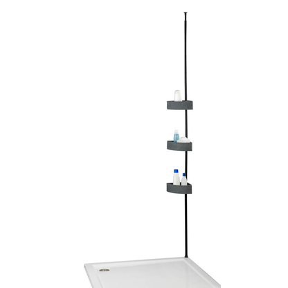 Wenko telescopisch doucherek Premium RVS 27,5x70-260cm