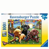 Artikelbild 1 für Ravensburger XXL Hunde Picknick Puzzle, 100 Teile, Artikelnummer 474993