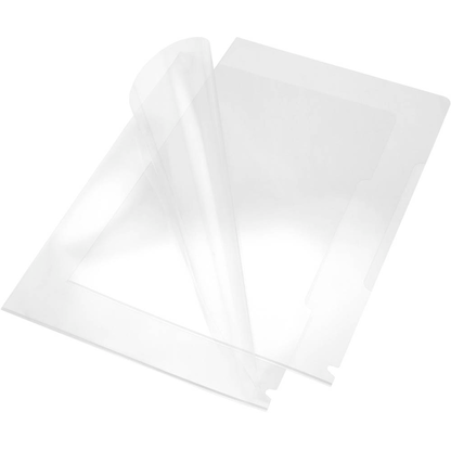 10 Sichthüllen A4 oben und seitlich offen genarbt 0,12 mm transparent 10 Sichthüllen A4 oben und seitlich offen genarbt 0,12 mm transparent